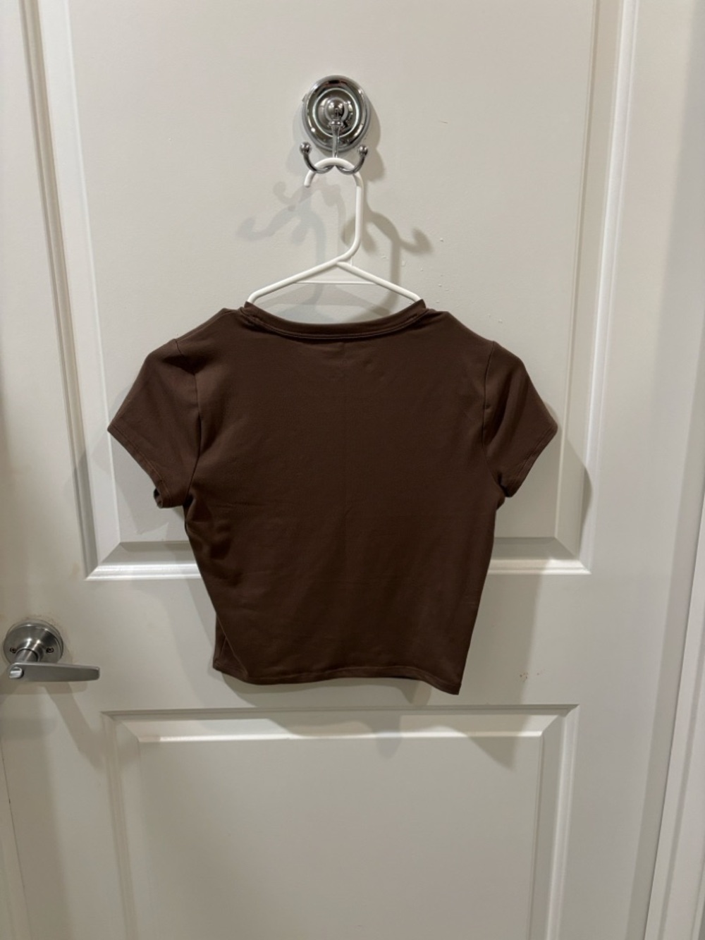 Hollister Soft Strech Seamless Fabric Crew Baby Tee - Picture 3 of 3